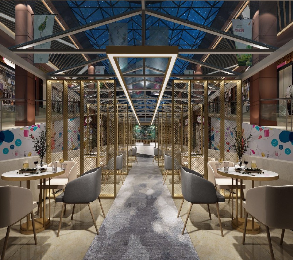 改造后步行街效果